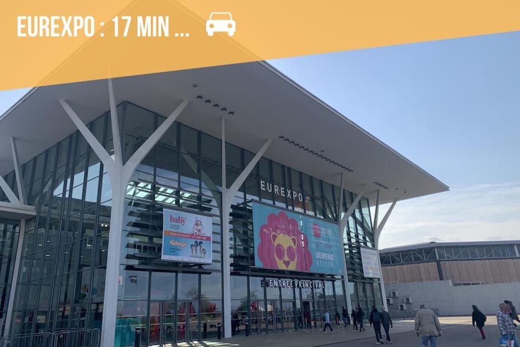 Comfort And Tranquility Near Lyon And Groupama Stadium, 4 Personnes Meyzieu Exteriör bild